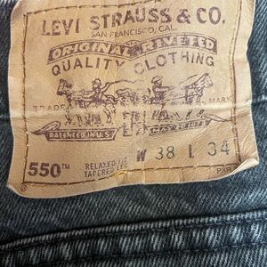 Levi's Men's Gray Relaxed Jeans